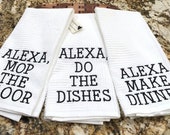 Kitchen Towel, Alexa - Assorted Sayings