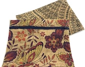 Cork Fabric Pocketbook/Makeup Bag