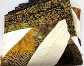 Lap Quilt, Batik Chevrons