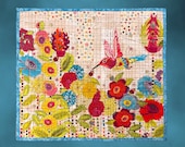 Collage Quilt, Hummingbird