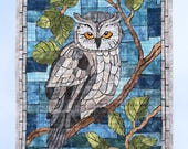 Quilted Wall Art, Mr. Majestic (Owl)