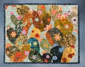 Quilted Wall Art, Prickly Pear Patch
