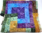 Lap Quilt, Interlocking Squares