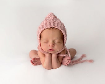 Bell pixie bonnet | Made to Order | pixie bonnet | pixie hat | crochet bonnet | bell pixie bonnet | baby bonnet | knit bonnet
