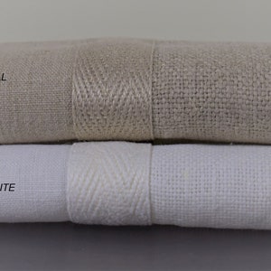 Table centerpiece, linen table cloth, modern coffee table runner ClSt-Des7-R
