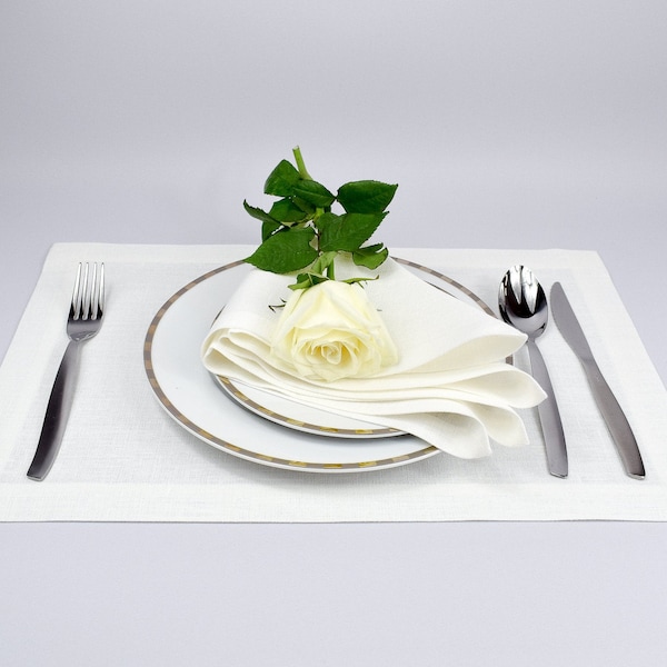 Linen Placemats Etsy