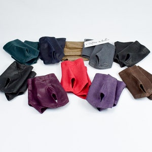 Chauffe-poignets en similicuir marron, gants courts médiévaux noirs, cadeaux, WRW-12 image 10