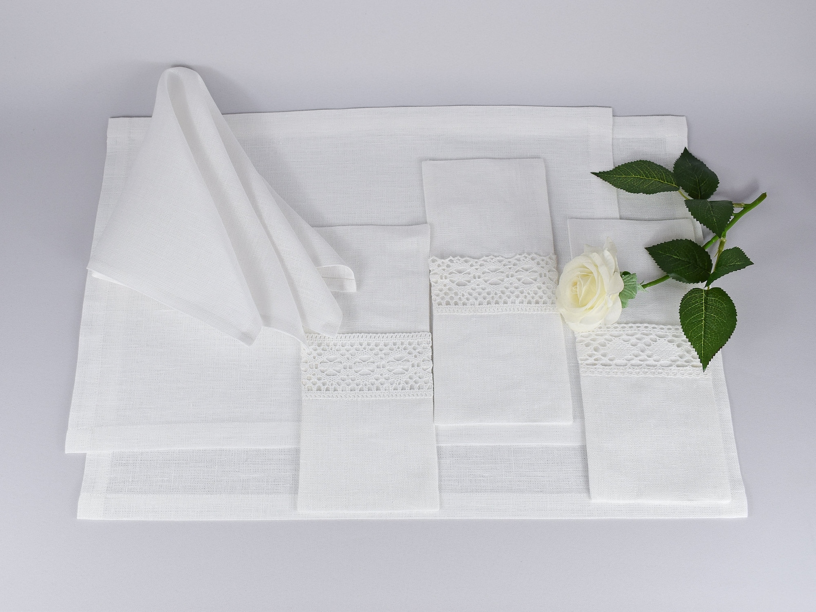 White Linen Placemats Cloth Napkins Modern Placemats Set of Etsy