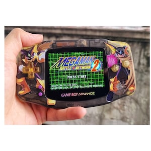 Usa Tariffs Included - IPS v5 Screen GBA Nintendo GameBoy Advance Megaman Battle Network Edition