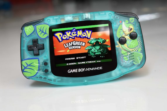 Nintendo Gameboy Advance GBA Yellow Pokemon IPS Backlit Custom Mod Console