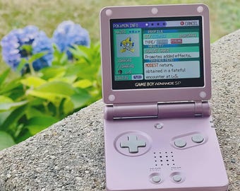 Usa Tariffs Included - IPS V5 GBAsp  Nintendo GameBoy Advance SP Pearl Pink White Buttons