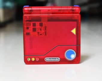 Backlit IPS GBAsp Mod Nintendo GameBoy Advance SP Pokedex