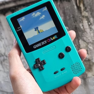 Aranceles de EE. UU. incluidos - Retro Pixel IPS Q5 Game Boy Color Nintendo GBC color verde azulado