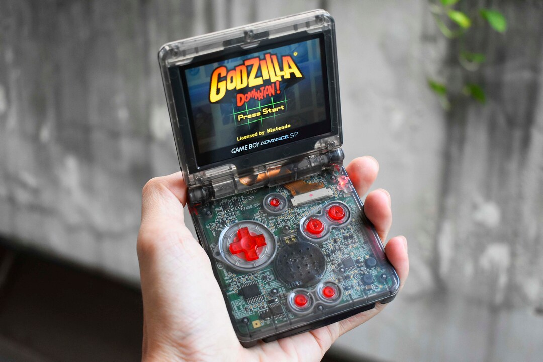 Backlit IPS Gbasp Mod Nintendo Gameboy Advance SP Mirror