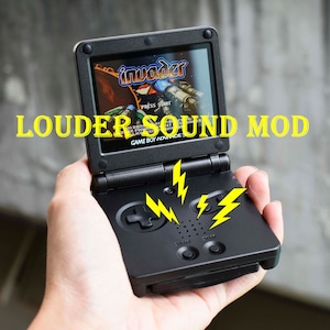 ゲームボーイアドバンスSP用サービス音量を上げるMOD