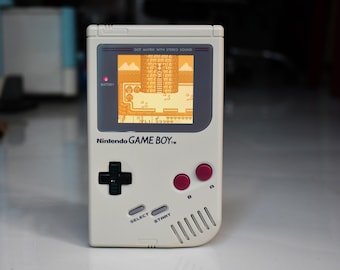 Usa Tariffs Included - Full Size Backlight IPS LCD Nintendo Game Boy DMG Classic Gray