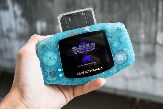 Custom Nintendo Gameboy Advance Modded Console, Translucent Dark Blue –  Modern Mods