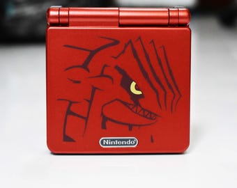 Usa Tariffs Included - IPS V5 GBAsp  Nintendo GameBoy Advance SP Ruby Groudon