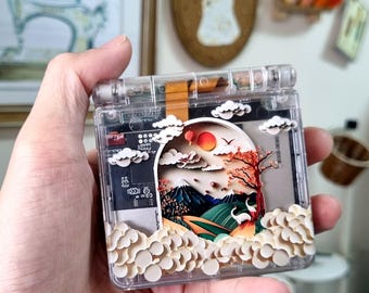 Usa Tariffs Included - IPS V5 GBAsp  Nintendo GameBoy Advance SP Mirror Clear Shell Landscape 3D