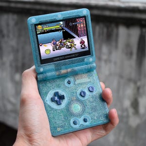 Backlit IPS GBAsp Mod Nintendo GameBoy Advance SP The Crystal