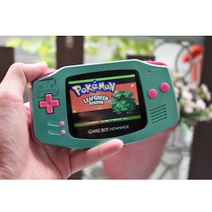 Usa Tariffs Included - IPS Backlit LCD GBA  Nintendo GameBoy Advance Bulbasaur Edition