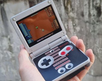 Usa Tariffs Included - IPS V5 GBAsp  Nintendo GameBoy Advance SP NES Theme