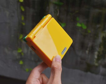Usa Tariffs Included - IPS V5 GBAsp  Nintendo GameBoy Advance SP Mirror Yellow