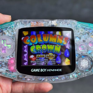 Extra Mods And IPS Backlit LCD GBA Mod Nintendo GameBoy Advance The Glisten