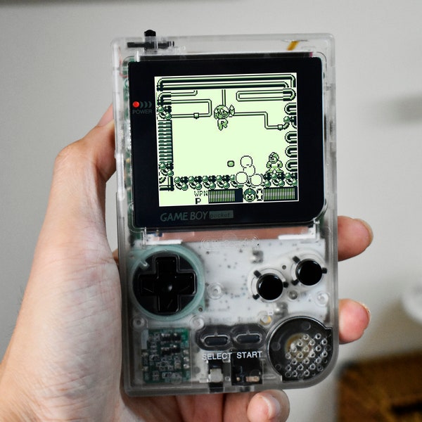 Game Boy Pocket IPS OSD Mod Nintendo GBP Plus Extra Mods Clear