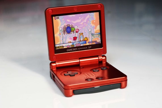 Nintendo Game Boy Advance GBA SP Red Famicom System AGS 101 Brighter Mint  New 