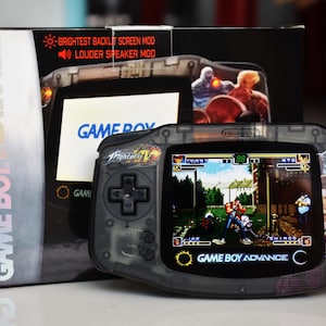 Extra Mods And IPS Backlit LCD GBA Mod Nintendo GameBoy Advance King Of Fighters xiv