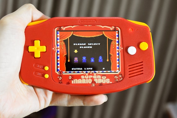 Nintendo Gameboy Advance SP Modded Console, Translucent Orange Edition –  Modern Mods