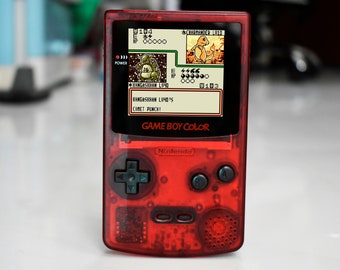 ゲームボーイカラー ips クリアケース付き （GBC ゲームボーイ