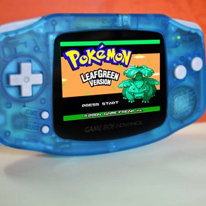 Extra Mods And IPS Backlit LCD GBA Mod Nintendo GameBoy Advance Translucent Ocean Blue