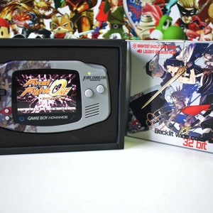 Extra Mods And IPS Backlit LCD GBA Mod Nintendo GameBoy Advance Fire Emblem Awakening Edition