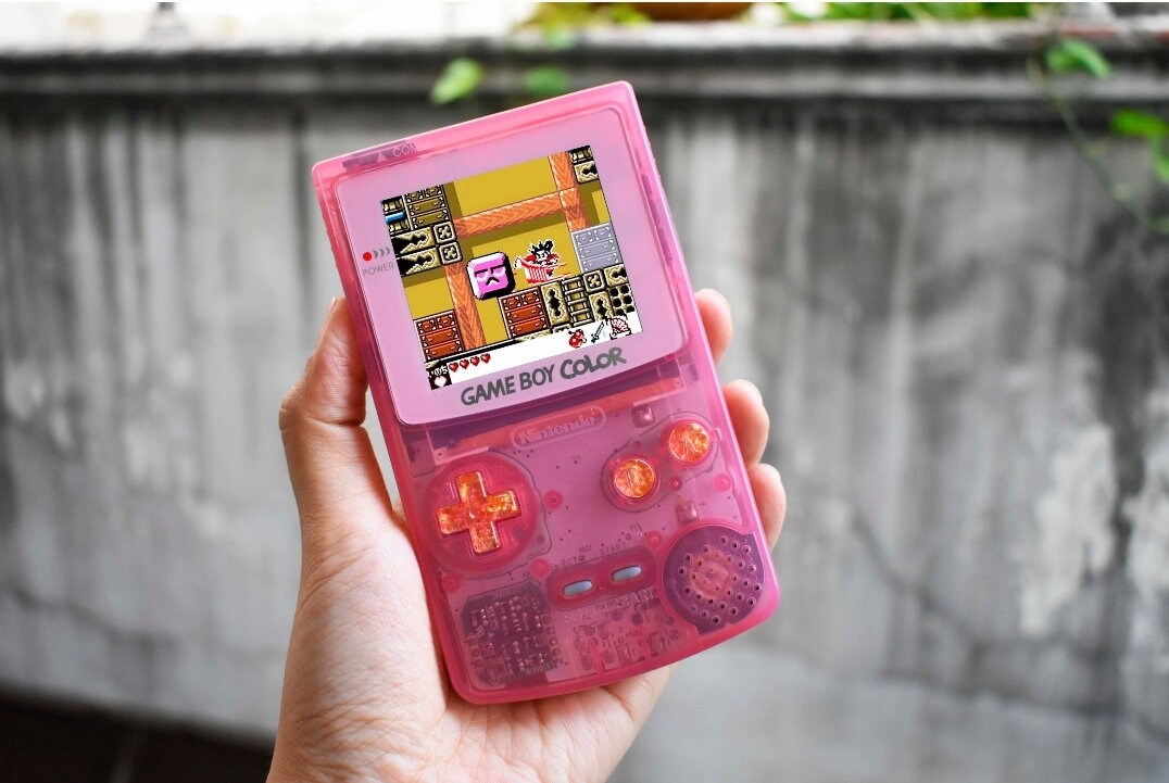 Retro Pixel IPS Q5 Game Boy Color Nintendo GBC Plus Extra Mods 