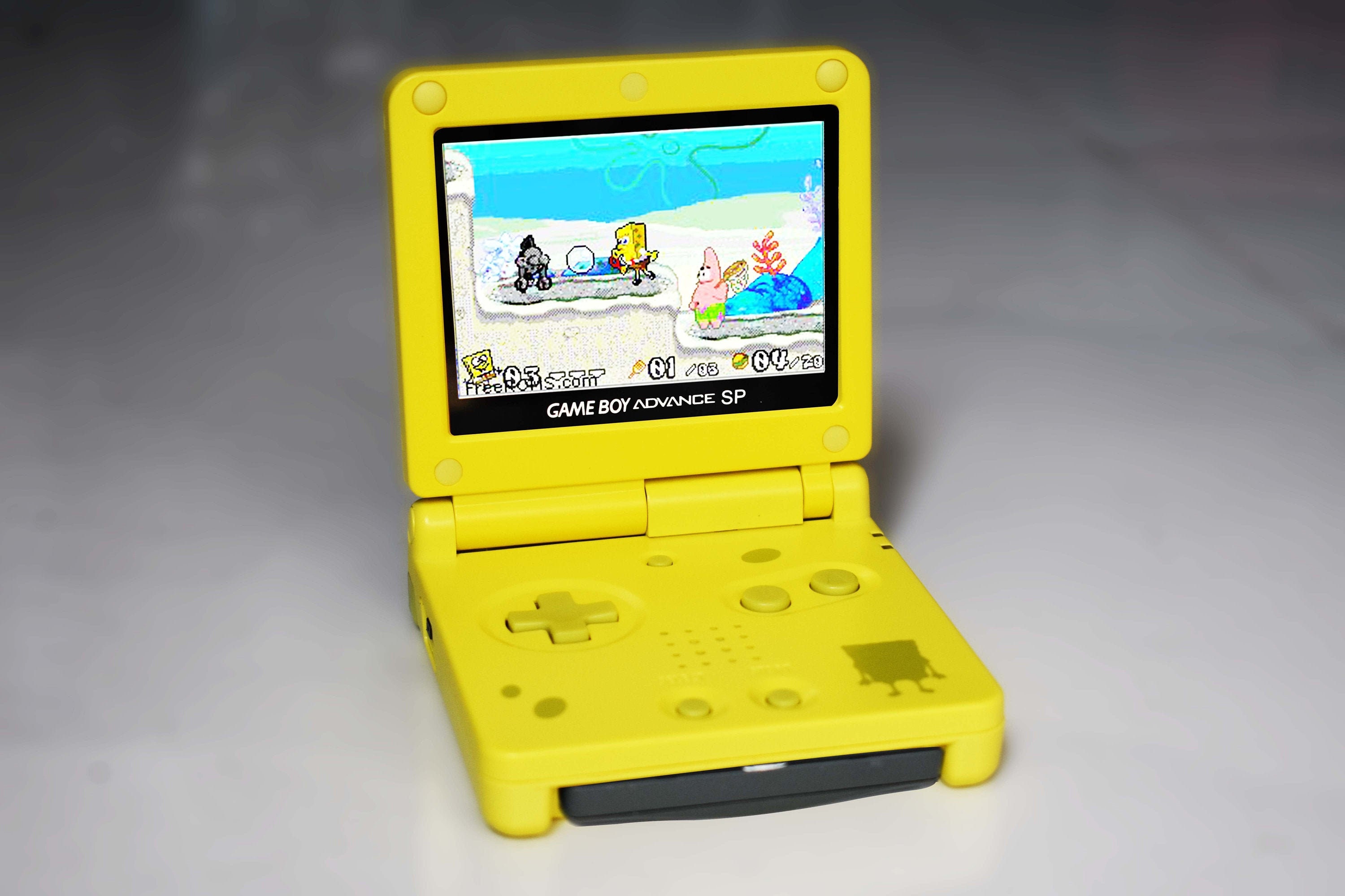 Game Boy Advance SP Console: Limited Edition Spongebob Squarepants, Lot  #29242