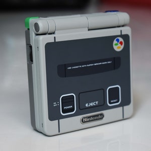 Backlit IPS GBAsp Mod Nintendo GameBoy Advance SP Superfamicom
