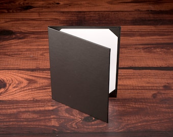 2 Page Restaurant Menu Cover. Synthetic Leather. 12 Pack