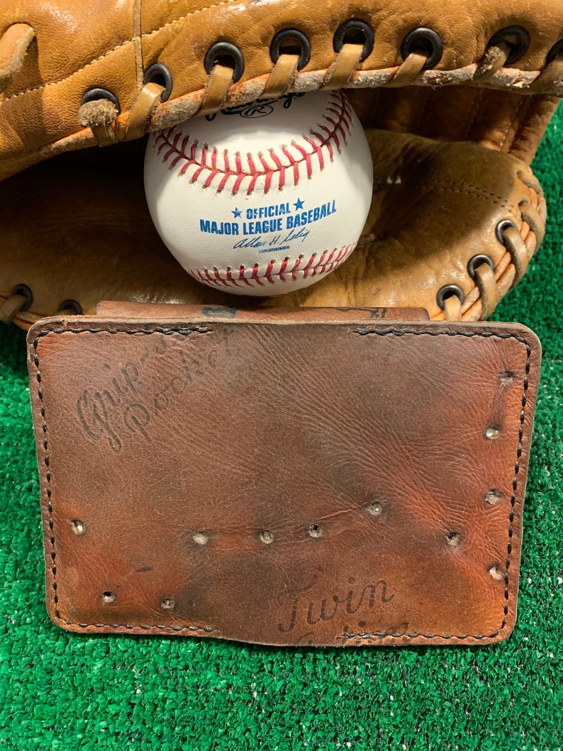 Vintage Gus Triandos Baseball Glove Wallet Wilson 2 pocket Etsy