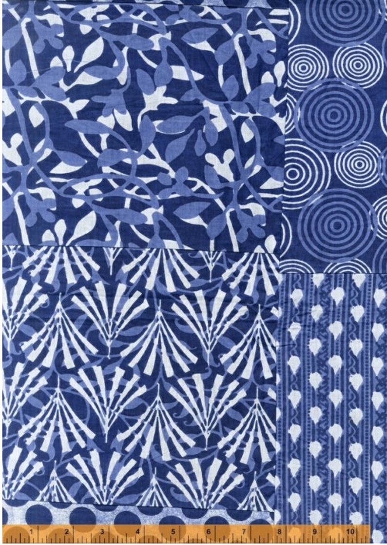 Kantha Hand Embroidered South Asian Fabric by the yard Etsy