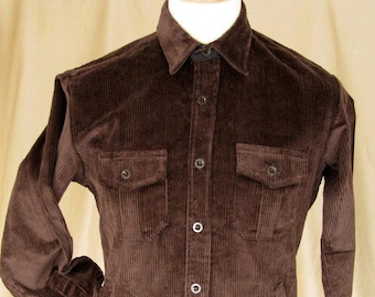 Unworn 70's Ben Sherman cotton cord jacket shirt