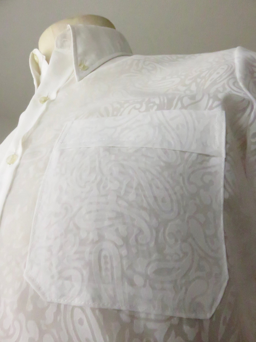 Original Spanish Made Swinging Mod - Psychedelic Paisley Embellished ...