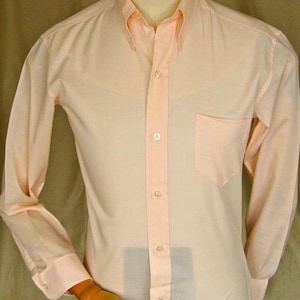Camisa de polialgodón Oxford Ivy para hombre de los años 60, sin usar y empaquetada, 14&quot;-15&quot; NB, lea y anote, ya que los tamaños pueden variar