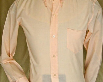 Men&#39;s 60&#39;s Oxford Ivy poly-cotton unworn and packeted shirt 14&quot;-15&quot; NB please read write up as sizes can vary