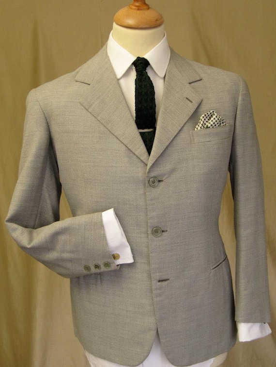 Original 50-60's Italian mohair/wool suit 38"