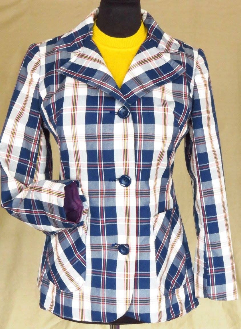 1960s Madras Jacket - Etsy