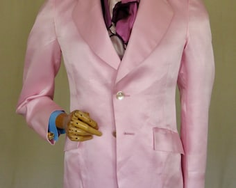 Unworn original late 60&#39;s Satin look jackets in chest 36/38/40&quot;. Some have Bodner Elem label. NB: some with slight marks may need dry clean