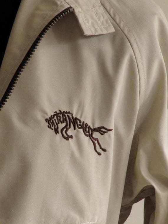 90s Vintage Men's ELLESSE Back Logo Reversible Harrington Jacket Size XL  XXL Retro Streetwear Faded Bomber 