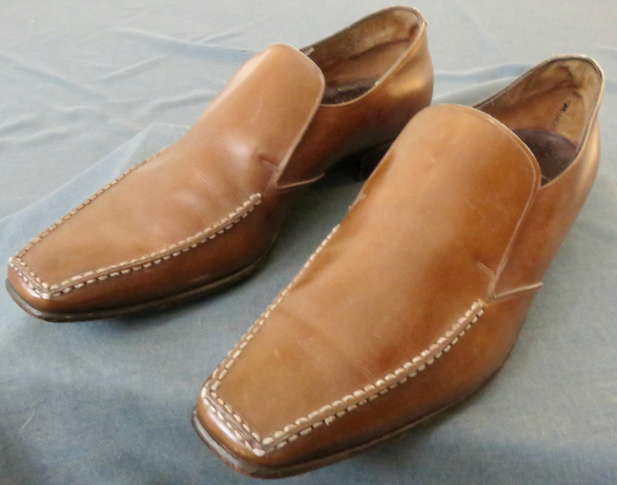 Mod chisel toed 60's originals hand finished, all leather and made for Hornes by Barkers 9. NB please read write up
